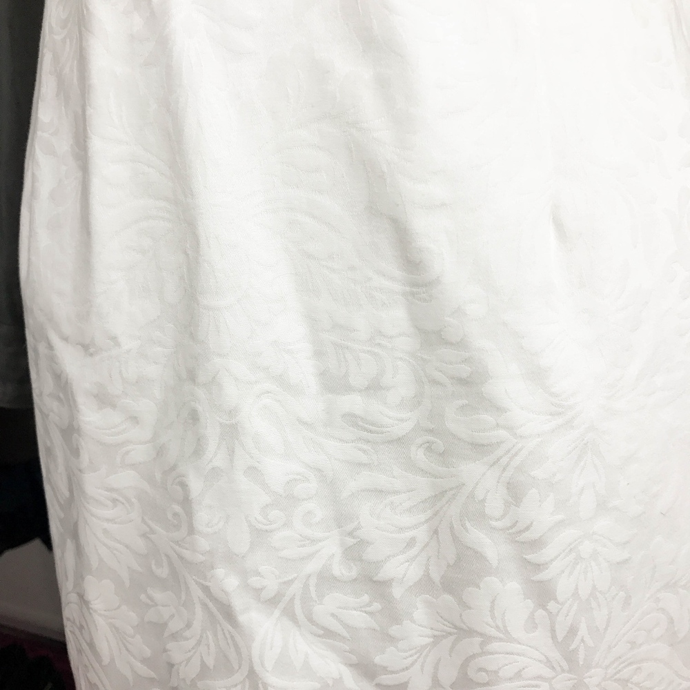WHBM Strapless Sheath Dress Size 4 Pleated Neck - Picture 5 of 8